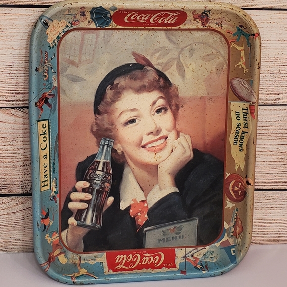 Authentic vintage Coca-Cola tray - Picture 8 of 8